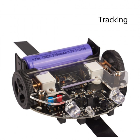 DIY Smart RC Robot Car Scratch Program Tracking Obstacle Avoidance Robot Car Compatible Microbit