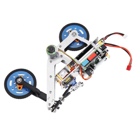Programmable Smart RC Robot Bike Car Self Balance Car APP bluetooth Control Educational Kit