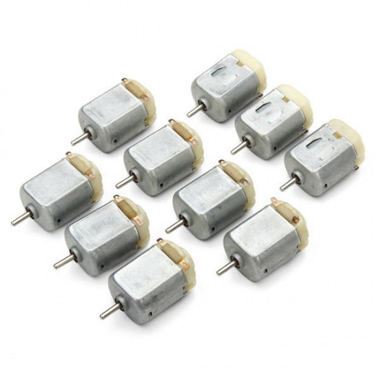 10Pcs 3V-6V 8000RPM Micro DC 130 Motor for Arduino - products that work with official Arduino boards