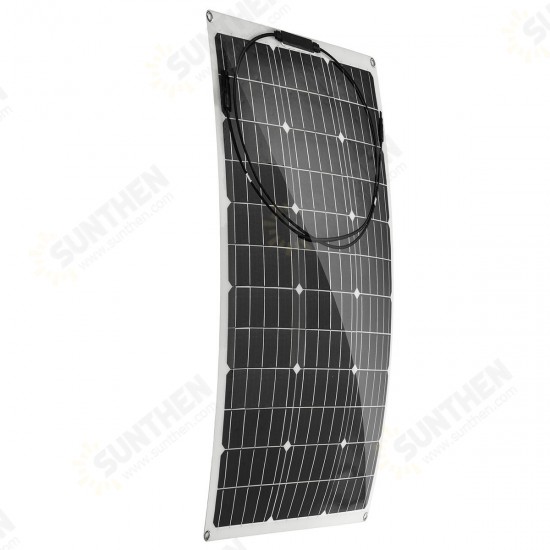 60W 18V 830*510*3MM Flexible PET Monocrystalline Solar Panel with Connector