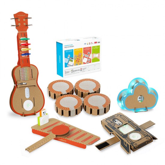6 In 1 Makeblock STEAM RC Robot Toys Educational Gift Drum Ukulele Bracelet Cloud Xylophone