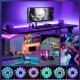 BW-LT31 5M/10M Built-in IC Smart Wi-Fi RGB Magic LED Strip Light+40Keys IR Remote Control for Alexa Google Assistant Christmas Decor Clearance Lights