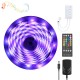 BW-LT34 5M WiFi RGB Music LED Strip Kit+EU/US Plug+40 keys IR Remote Control for Alexa Google Assistant Decorations Clearance Lights