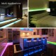 DC12V 10M Non-waterproof DIY 2835 RGB WiFi Smart 600LED Strip Light for Alexa Google Home for Home Decor Christmas Decorations Clearance Lights