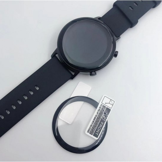 1pcs / 2pcs Curved Full-screen Thermal Bending Film Watch Screen Protector for HuWatch GT2 46mm / 42mm Smart Watch