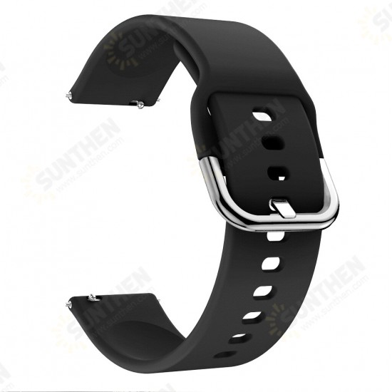 20mm Comfortable Soft Silicone Watch Band Watch Strap Replacement for Watch