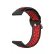 20mm Dual Color Stoma Soft Silicone Watch Strap Watch Band for HuHonor Watch ES/ BW-HL1/HL2/ LS02