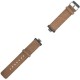 20mm Soft Retro Texture Leather Watch Strap Watch Band for HUWATCH FIT