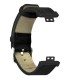 20mm Soft Retro Texture Leather Watch Strap Watch Band for HUWATCH FIT