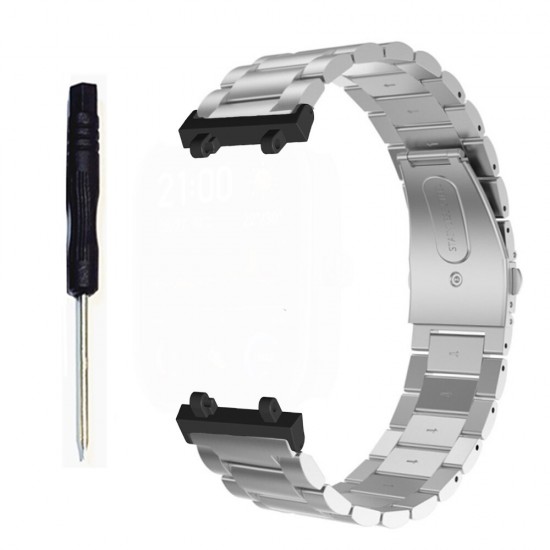 22mm Stainless Steel Smart Watch Band Replacement Strap for Amazfit T-Rex 2