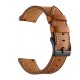 22mm Universal Replacement Vintage Genuine Leather Watch Band Strap for Solar LS05 Watch
