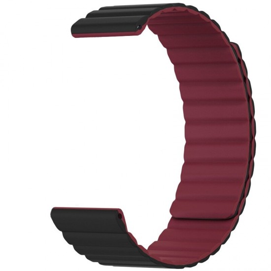 22mm Universal Silicone Magnetic Smart Watch Band Replacement Strap for Xiaomi Watch S1 / S1 Active / Color 2