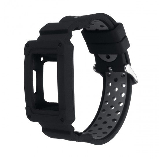 Anti Impact Resilient Armor Protection Strap Watch Band for Fitbit Charge 3