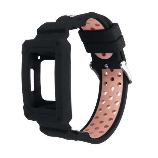 Anti Impact Resilient Armor Protection Strap Watch Band for Fitbit Charge 3