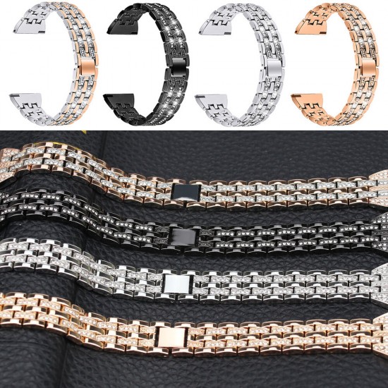 20mm Full Steel Crystal Diamond Watch Band for Samsung Galaxy Watch 42mm