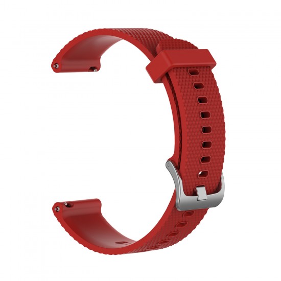 20mm Silicone Texture Multi-color Replacement Strap Smart Watch Band For POLAR Ignite