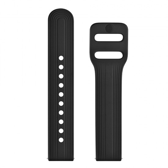 20mm Universal Silicone Watch Strap Replacement Watch Band for Samsung Galaxy Watch 4 Classic 42MM/46MM