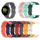 20mm Width Universal Pure Dot Pattern Comfortable Soft Silicone Watch Band Strap Replacement for Galaxy Watch Active3 Huami Amazfit GTS