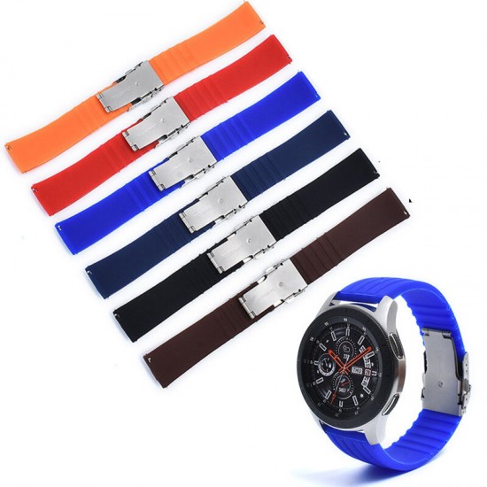 20mm/22mm Multi-color Silicone Smart Watch Band Replacement Strap for Samsung HuMoto Smart Watch