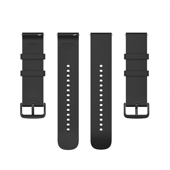 20mmm Universal Comfortable Sweatproof Soft Silicone Watch Band Strap Replacement for Samsung Galaxy Watch 4 / Watch 4 Classic