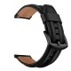 22mm First Layer Double Keel Genuine Leather Replacement Strap Smart Watch Band for Amazfit Smart Sport Watch 1/2S