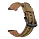 22mm First Layer Double Keel Genuine Leather Replacement Strap Smart Watch Band for HuWatch GT 2E