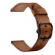 22mm First Layer Genuine Leather Replacement Strap Smart Watch Band for Samsung Galaxy Watch 46MM