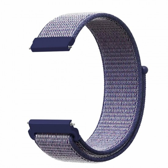 22mm Nylon Canvas Smart Watch Band Replacement Strap For Xiaomi Solar Non-original