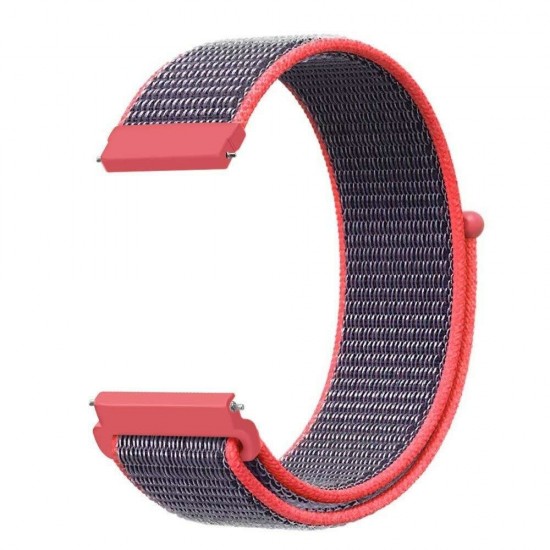 22mm Nylon Canvas Smart Watch Band Replacement Strap For Xiaomi Solar Non-original