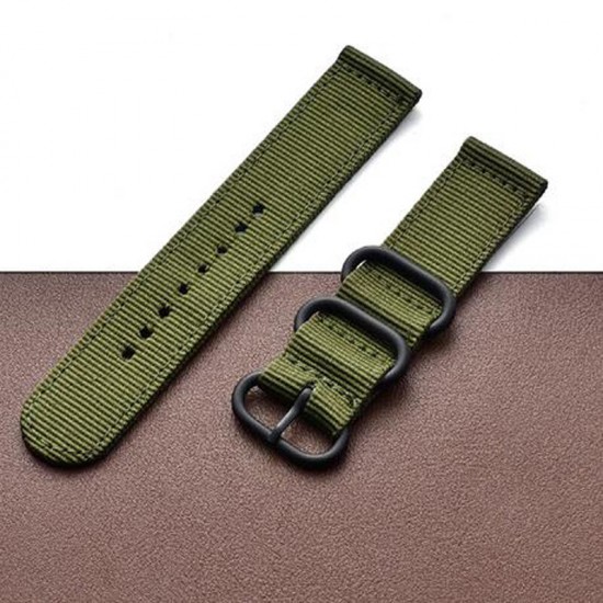 22mm Nylon Smart Watch Band Replacement Strap For Solar Xiaomi Solar Non-original