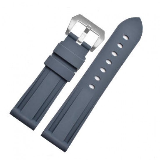 22mm Replacement Durable Silicone Metal Buckle Watch Band Strap for HuWatch GT Magic Smart Watch