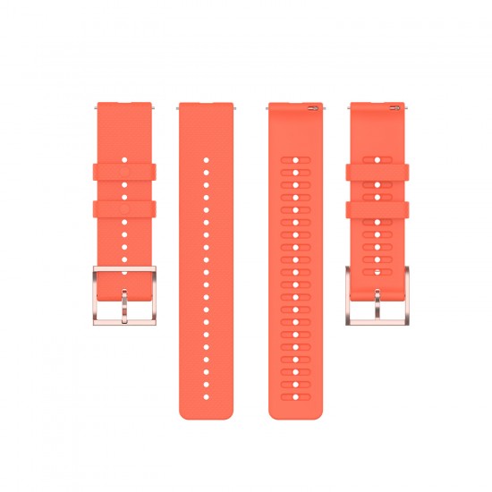 22mm Silicone Dot Pattern Smart Watch Band Replacement Strap For Ticwatch pro2020/Ticwatch GTX