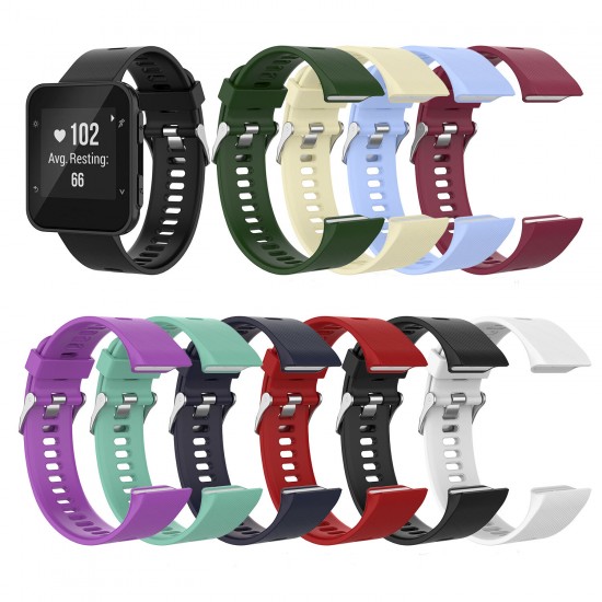 22mm Silicone Smart Watch Band Replacement Strap For Garmin ForeAthlete 35J/Forerunner 35J