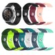 22mm Solid Color SLR Buckle Silicone Replacement Strap Smart Watch Band For Samsung Galaxy Watch 46MM