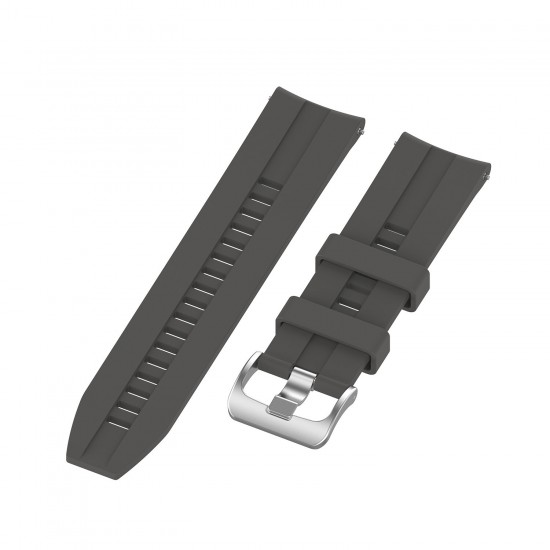 22mm Universal Watch Band Cros Grain Watch Strap for Solar/ HuWatch GT/ Xiaomi Watch Color/ BW-HL3 BW-AT1/ Amazfit GTR 47MM Non-original