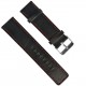 22mm Universal Watch Band Red Line Leather Watch Strap for Solar/ HuWatch GT/ Xiaomi Watch Color/ BW-HL3 BW-AT1/ Amazfit GTR 47MM Non-original