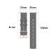 22mm Universal Watch Band Silicone Watch Strap Replacement for Samsung Galaxy Watch / HUWatch GT