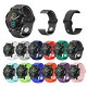 22mm Width Pure Comfortable Soft Silicone Watch Band Strap Replacement for Solar LS05S