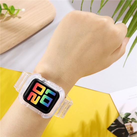 44mm Transparent Watch Band Silicone Watch Strap for Apple iWatch