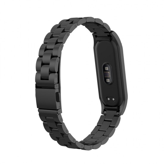 Anti-lost Design Chain Bracelet Replacement Watch Band for Xiaomi Mi Band 4&3 Smart Watch Non-original