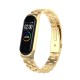 Anti-lost Design Chain Bracelet Replacement Watch Band for Xiaomi Mi Band 4&3 Smart Watch Non-original