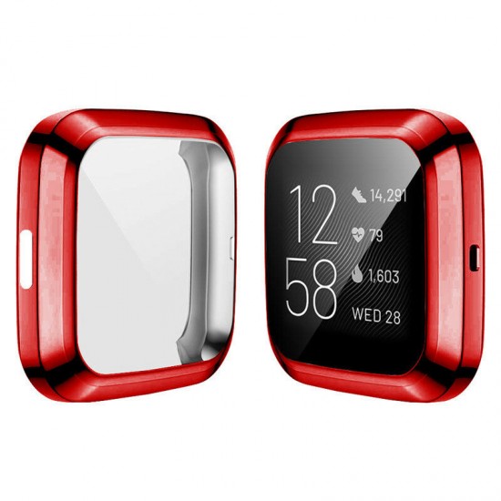 Anti-scratch TPU Colorful Full Cover Watch Case Watch Cover for Fitbit Versa 2 Smart Watch