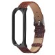 Buckle Metal Shell Braided Pattern Belt Watch Band Watch Strap for Xiaomi Miband 5 Miband 5 NFC Non-original