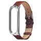 Buckle Metal Shell Braided Pattern Belt Watch Band Watch Strap for Xiaomi Miband 5 Miband 5 NFC Non-original