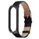 Business Weave Textured PU Leather Watch Band Strap Replacement for Xiaomi Mi Band 6 / Mi Band 5 Non-Original