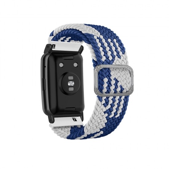 Colorful Elastic Adjustable Weave Watch Band Strap Replacement for HuWatch FIT