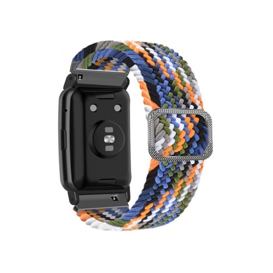 Colorful Elastic Adjustable Weave Watch Band Strap Replacement for HuWatch FIT