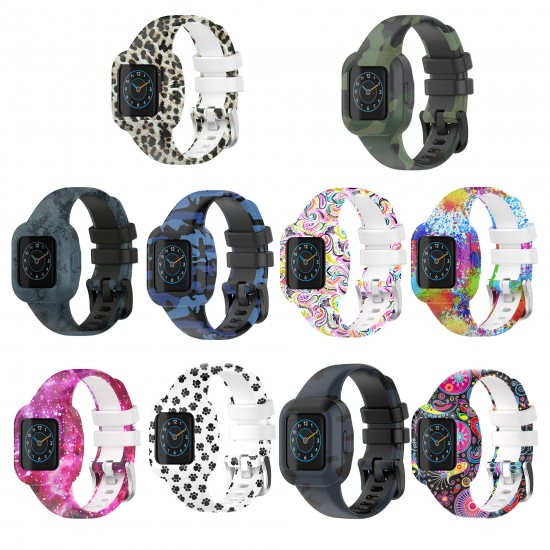 Colorful Half-pack Silicone Kids Replacement Strap Smart Watch Band For Garmin Fit JR3/Vivofit JR3
