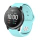 Colorful Reverse Buckle Silicone Replacement Watch Strap for Solar LS05 Smart Watch