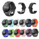 Colorful Reverse Buckle Silicone Replacement Watch Strap for Solar LS05 Smart Watch